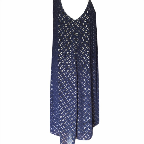 MICHAEL KORS Navy Blue Halter Cocktail Dress Small to Medium BNWT - Picture 4 of 9